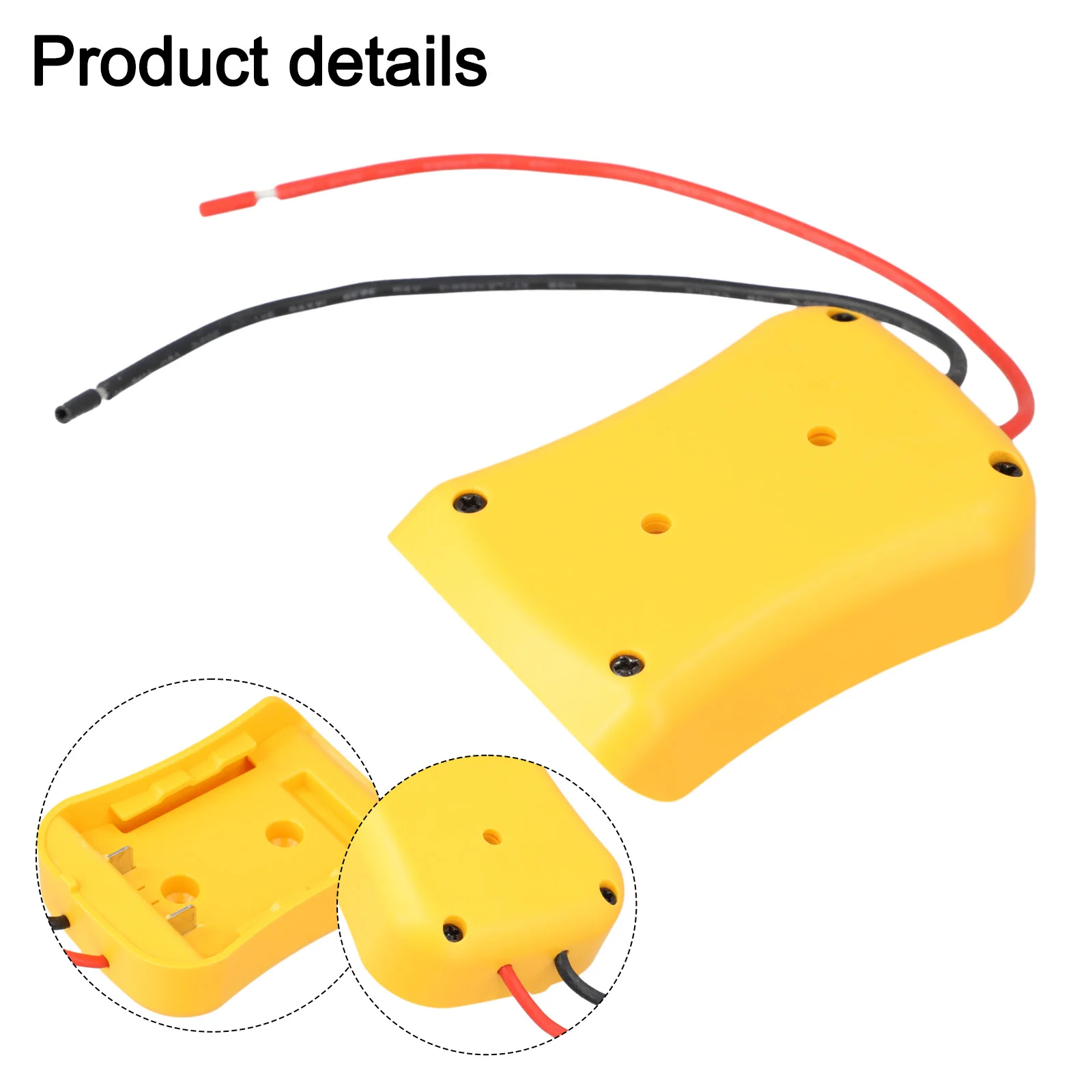 Adapter For DIY Enthusiasts DIY Projects Yellow Wired Connection Adapter Robust Materials Enhanced Flexibility