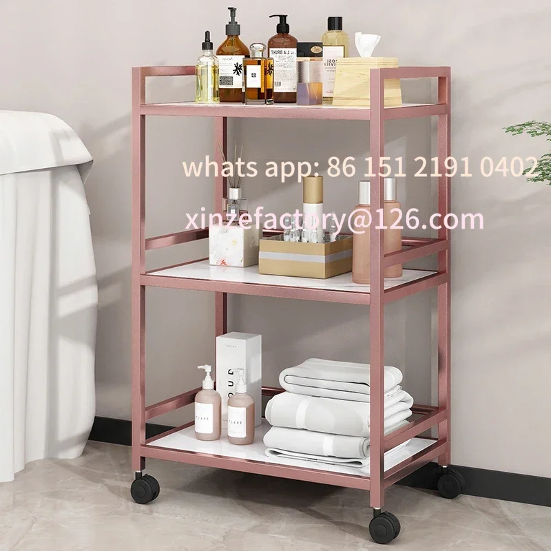 

Customizable Cart Skin Care Collection Tool Storage Cart Multilayer Storage Hairdressing Nail Organizer Car