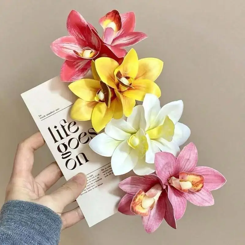 Hawaii Hair Clips 1/4Pcs Bridal Bohemia Canna Flowers Barrette Small Hairpins Wedding Party Accessories Decor Festival