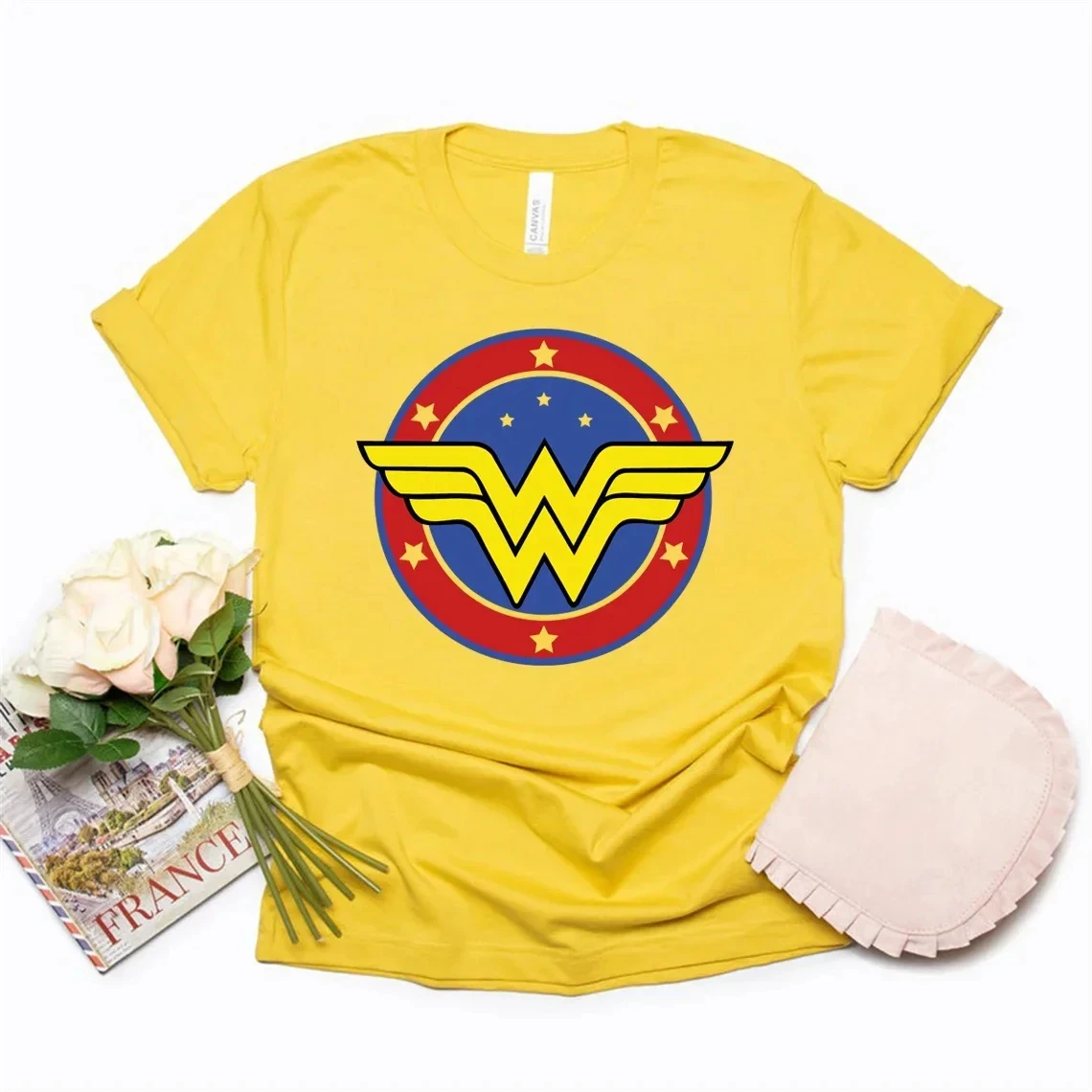 Wonder Female T-Shirt Mother\'s Day Gift T Shirt Feminist Shirt Girl Power Tshirt Superhero Mama Tee Wonder Mom Women Graphic Tee