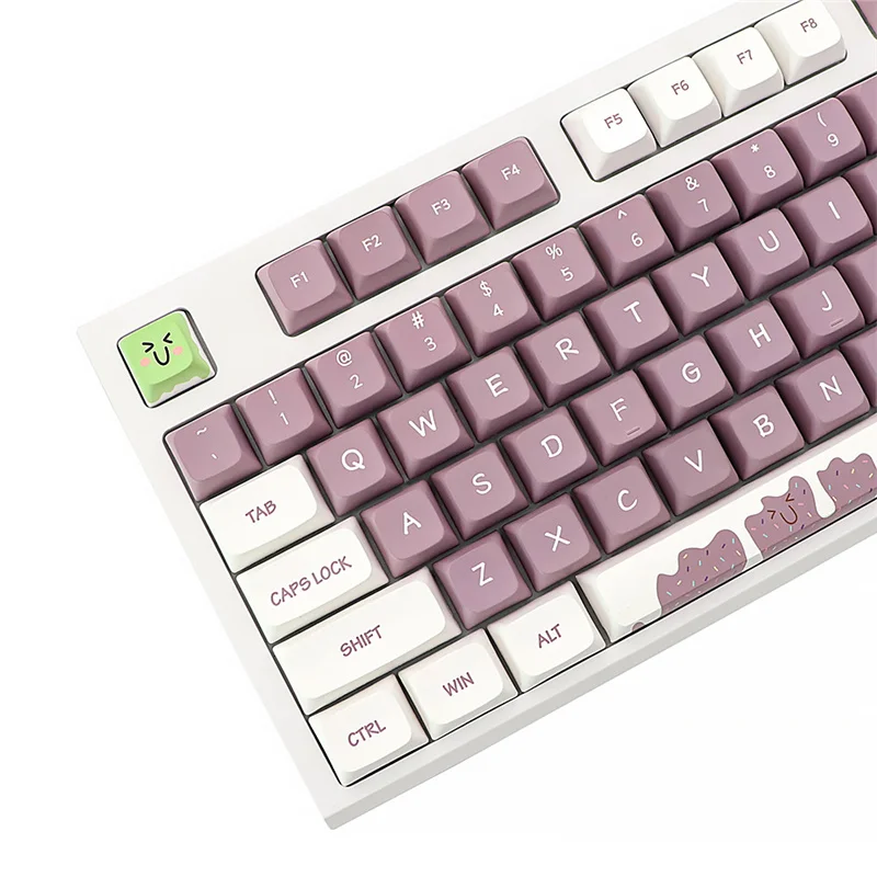 Sweet Monster Keycaps 135 Key/Set PBT Material Five Sides Dye Subbed Keycaps XDA Profile For Customized Mechanical Keyboards