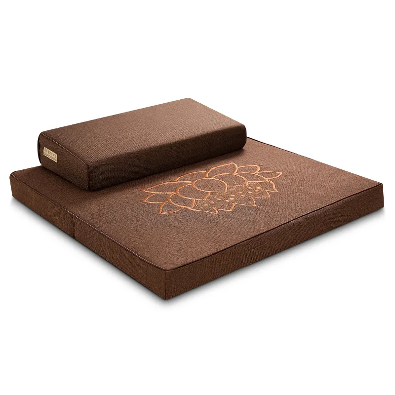 Futon Pray Cushion Static Meditation Pad Home Folding Thickening Fabric Coconut