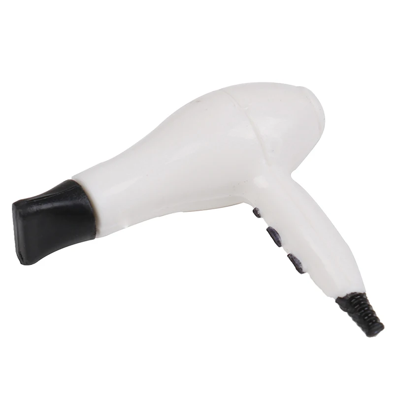 ドールハウス-ミニチュアヘアドライヤー,バスルームアクセサリー,1:12, 1個