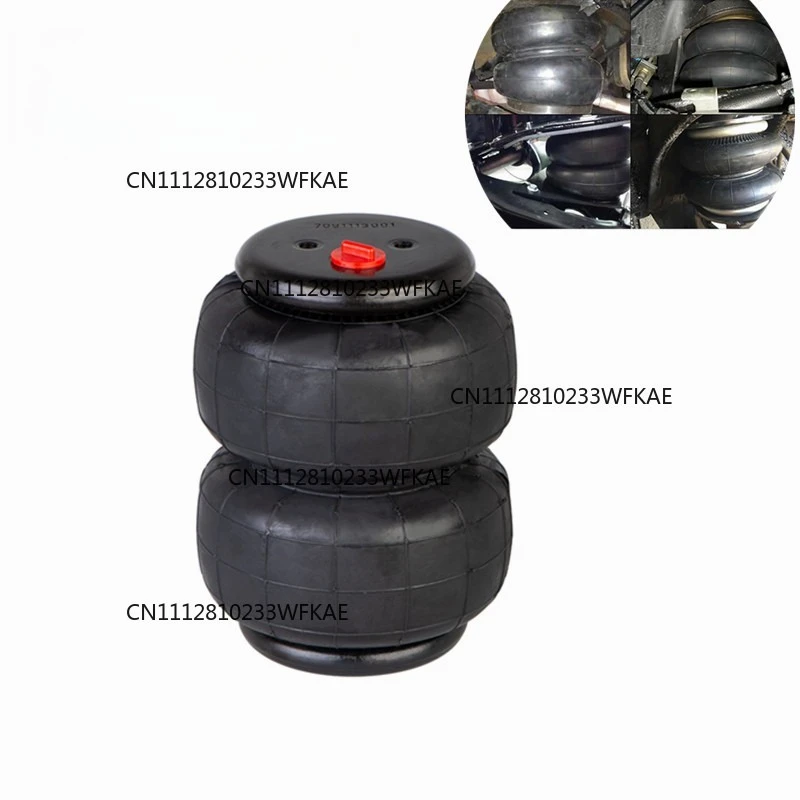 Air Suspension 113mm Truck Shock Absorber Rubber Airbag, Single Port 1/2 