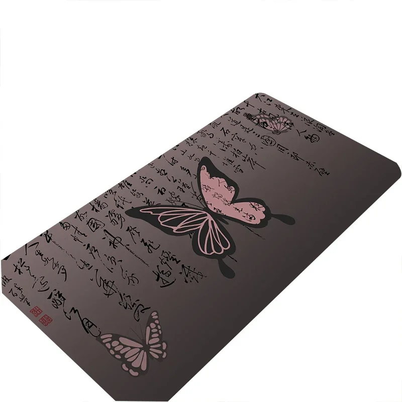 Colorful Butterfly Premium Rubber Keyboard Mousepad Large Non-slip Waterproof Game Professional Computer Mouse Mat