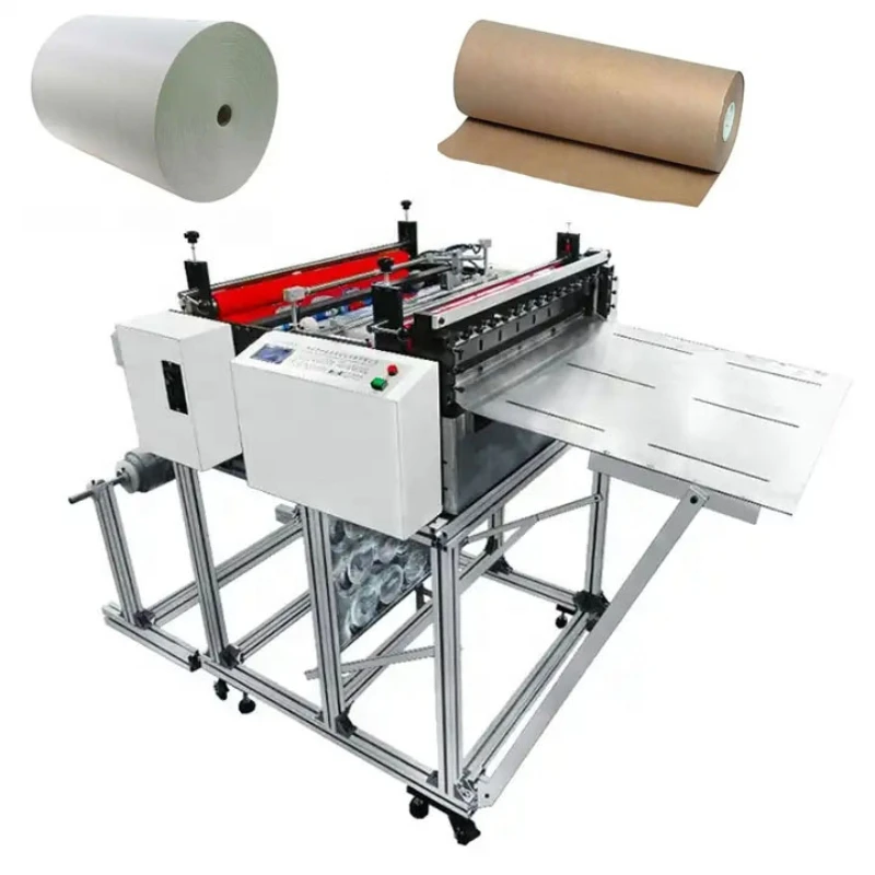 Paper Roll To Sheet Cutting macshine Slitting macshine Guillotine Paper Cutter Pe Film Cutter