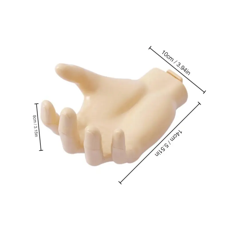 جدار شماعات شكل اليد تسرب صحن الصابون الحائط مفتاح سماعة تخزين الرف الحمام هيرباند حامل مجوهرات السنانير #6