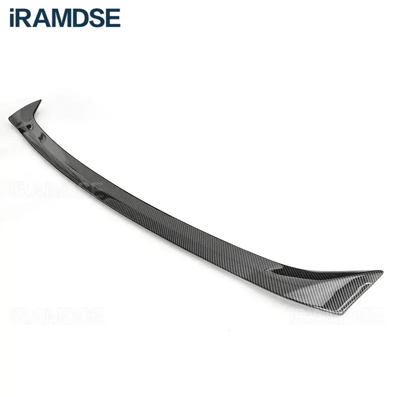 Rear Trunk Spoiler Carbon Surface ABS Material Wing Ducktail Spoiler For Honda Accord Euro 2009 - 2013