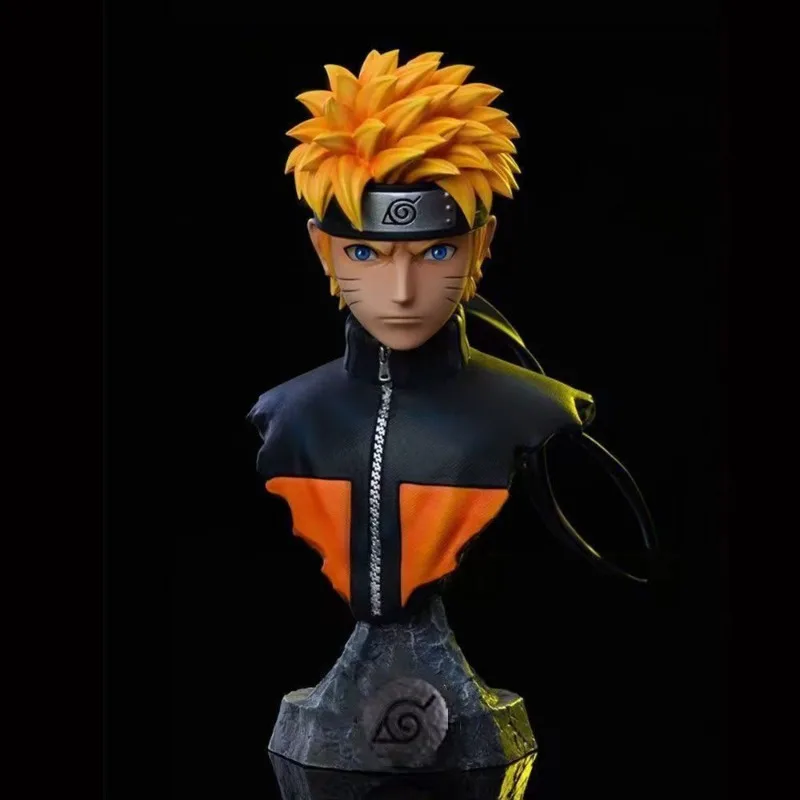 Naruto hand-held with native Naruto Sasuke ferret bust commemorative model car chassis ornaments doll. view 2