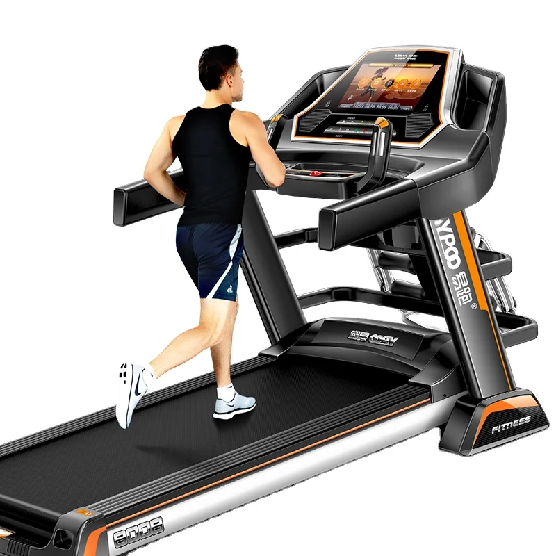 motorized running machine best cheap electric home use  treadmill  fitness exercise  foldable  treadmill with  YIFIT APP