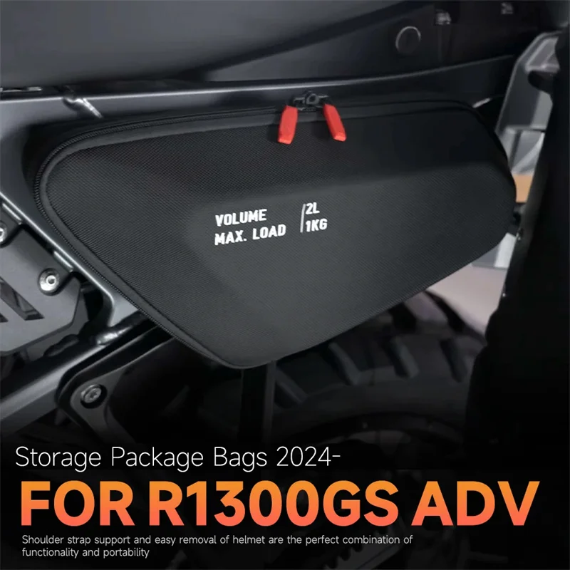 

For R1300GS Adventure R 1300 GSA R1300 GS ADV 2024 2025 Motorcycle Side Frame Bag Storage Package Bags Waterproof Bag
