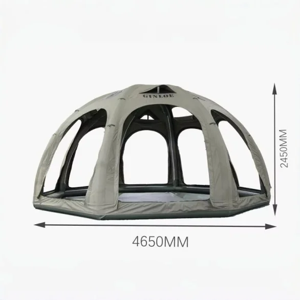 Grande tente de camping portable légère quatre saisons en tissu Oxford, dôme de plein air, gazebo, porte à ouverture rapide, imperméable, résistante aux UV, pare-soleil