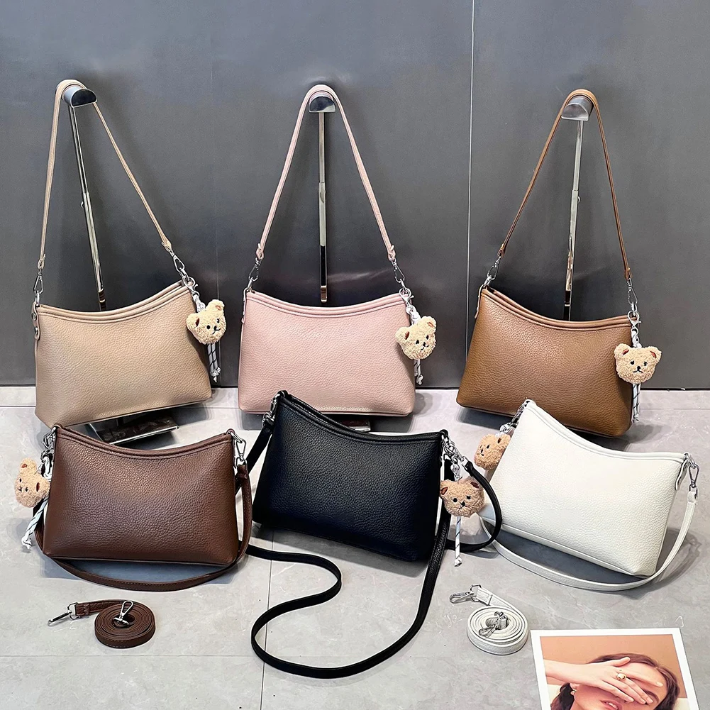 

Женская рабочая сумка-тоут с милой куклой, водонепроницаемые эстетические винтажные сумки, идеальный подарок на день рождения