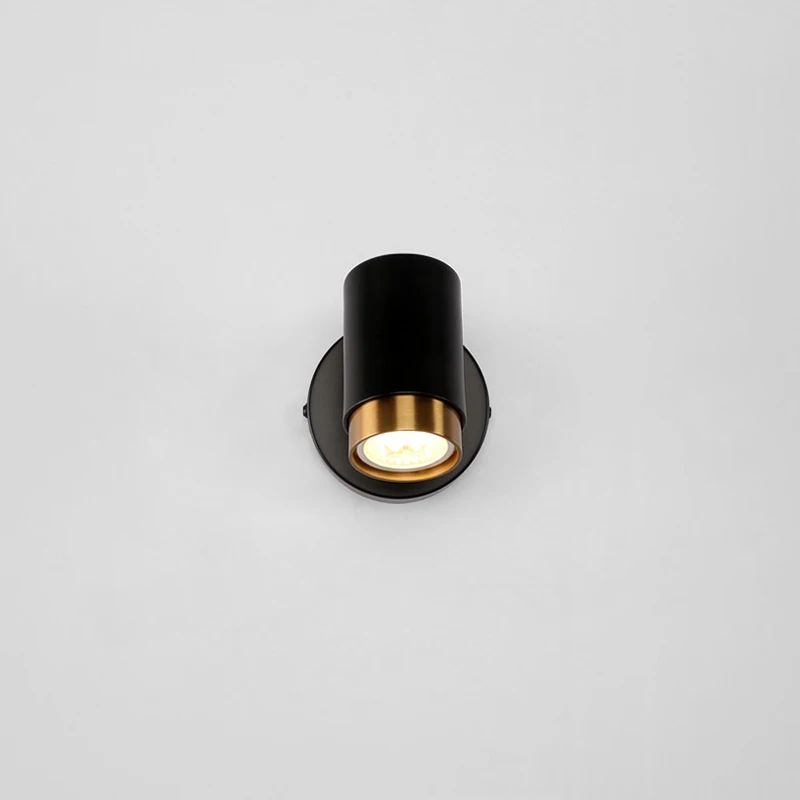 Indoor 6W GU10 LED Ceiling Wall Lamp Folding Rotation Home Hotel Bedroom Bedside Living Room Reading Wall Light With Switch
