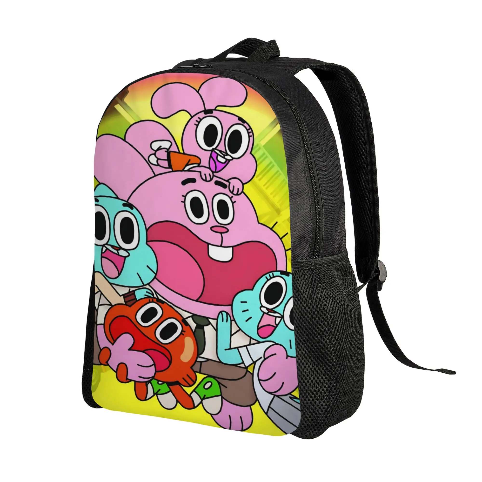 Anaise Gumballs Darwins Backpack with Pocket High School Work Amazings Gumballs Daypack for Men Women College Shoulder Bag