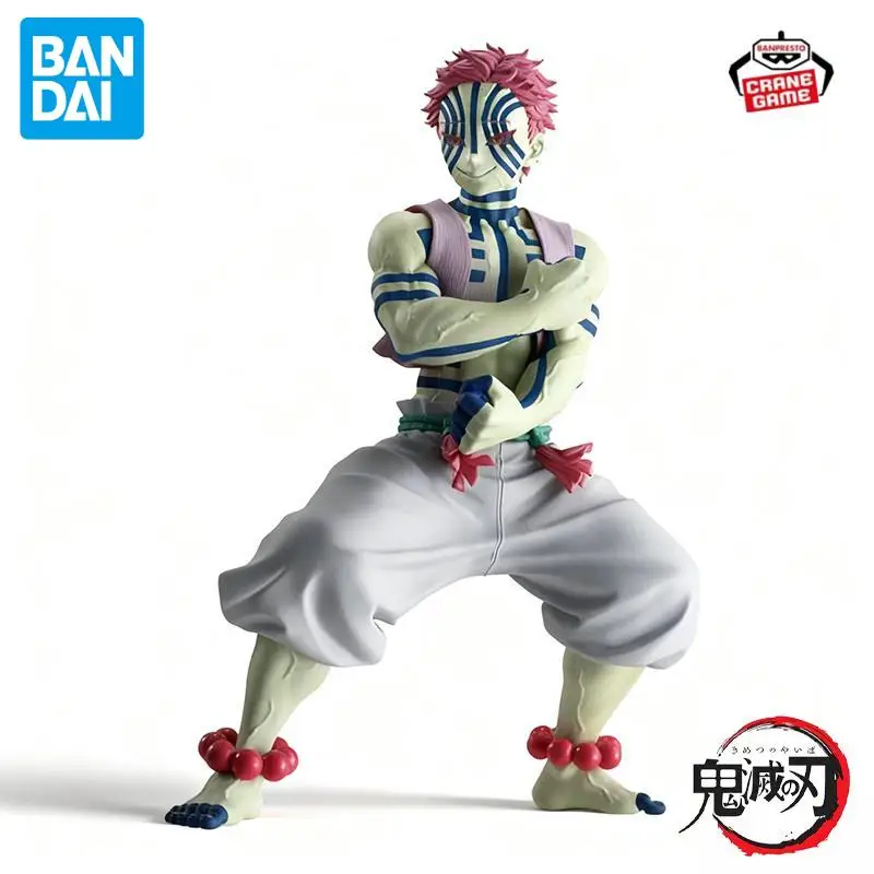 Figurki Bandai Original Banpresto Akaza, oryginalne, dostępne od ręki, figurki anime z PVC, statuetki, kreskówkowe figurki akcji, lalki, zabawki dla dzieci, ozdoby, prezenty na festiwale.