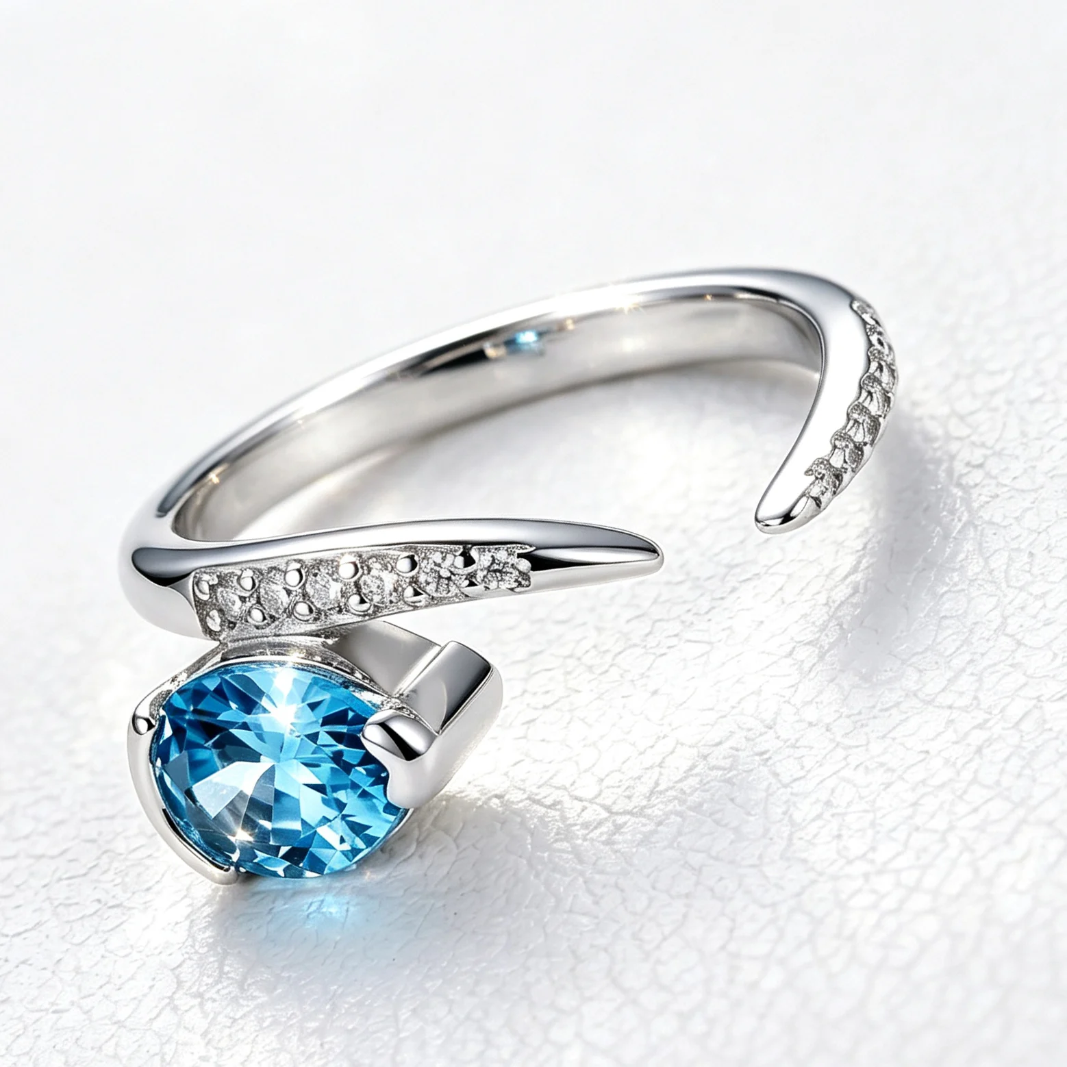 Luxuriöser ovaler Ring mit rosa CZ und mehrfarbigen Edelsteinen, vergoldeter Statement-Cocktailring, eleganter Damenschmuck, Geschenk zum Jahrestag – Detail 13
