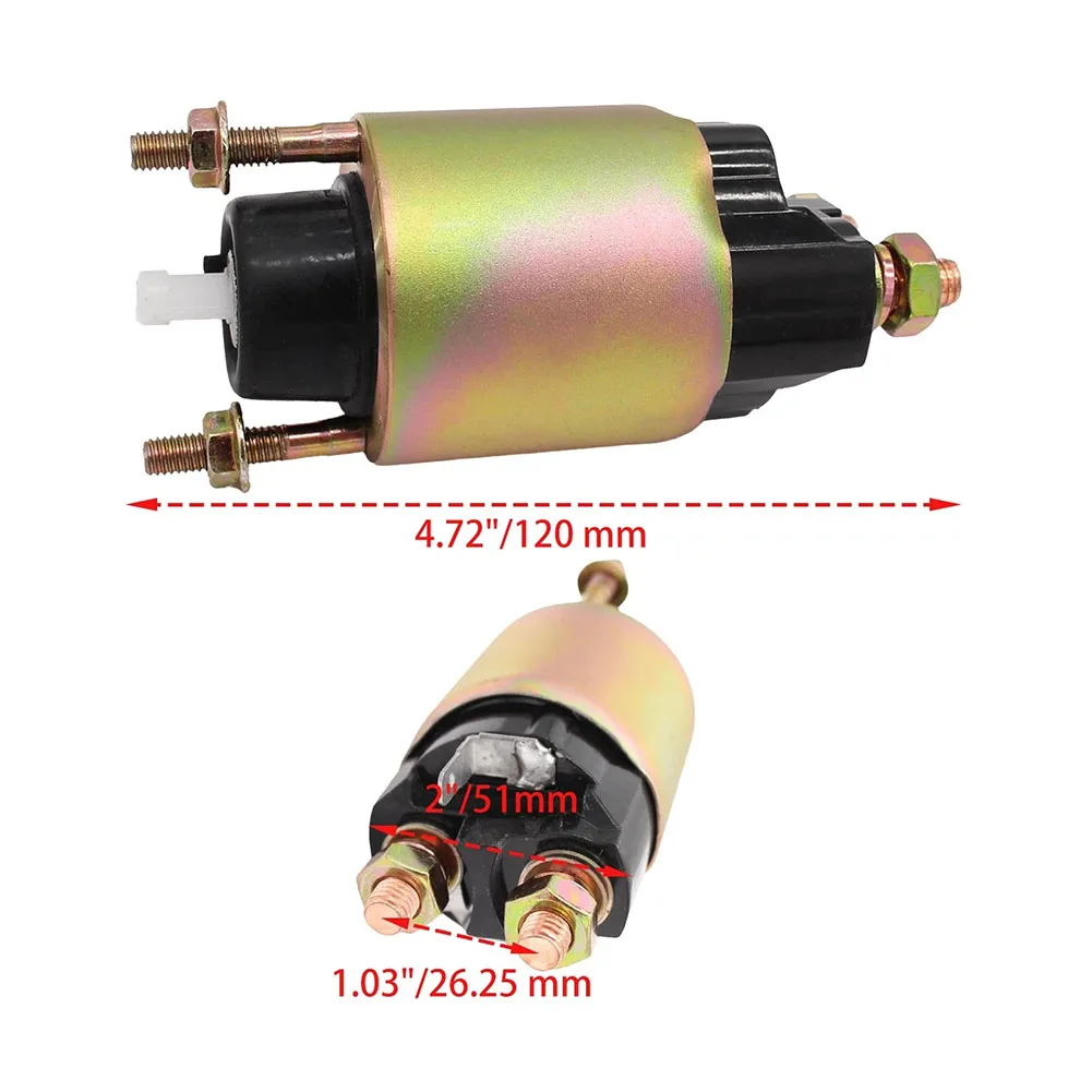 12V Starter Solenoid Switch 12181-63080 For Kubota F2560 F3060 ZD18 ZD21 ZD326S For Kawasaki For Mule Engine Replacement Part