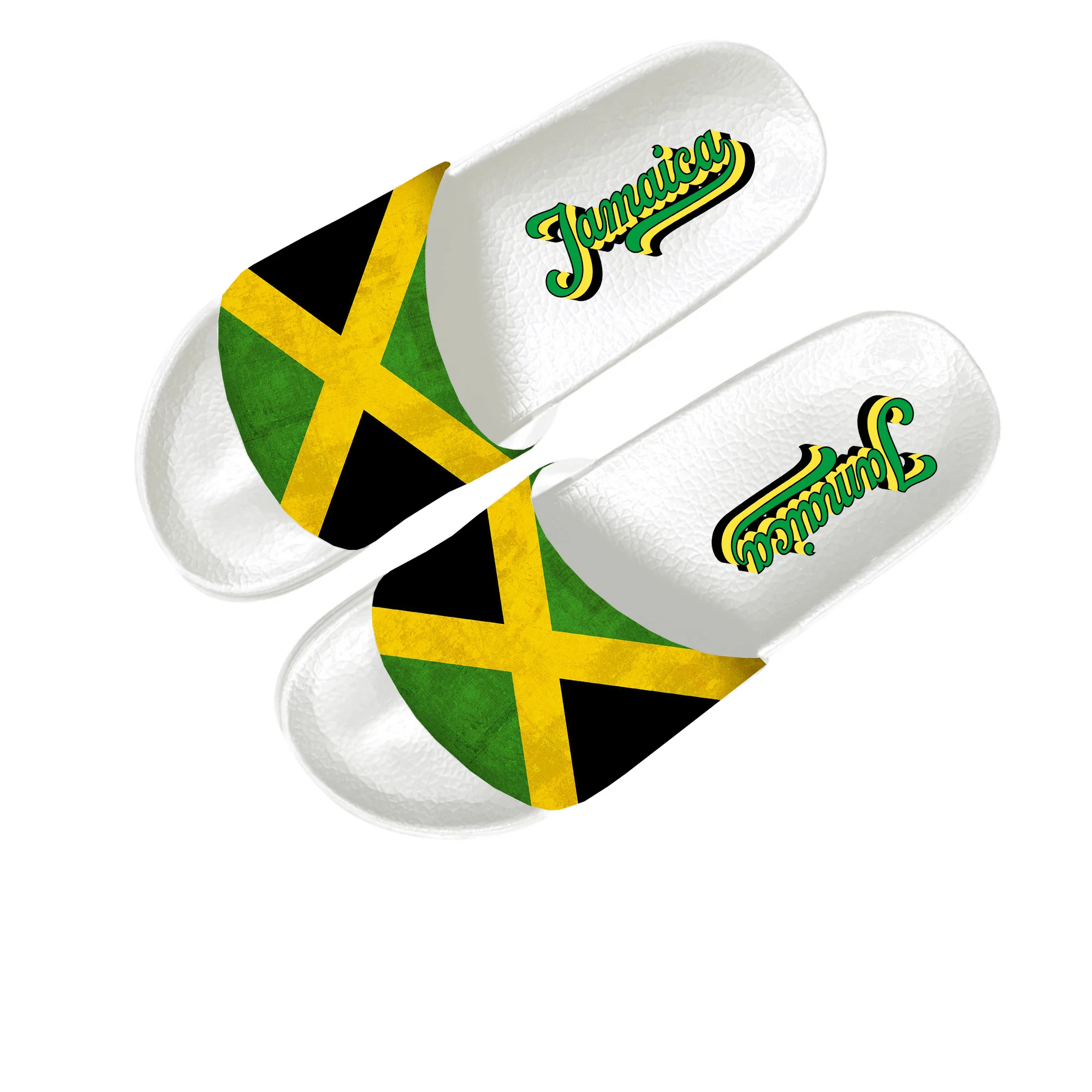 

Jamaican Flag Slippers Home Customized Water Shoes Men Women Teenagers Children Bathroom Pool Sandals That Can Be Worn Outside