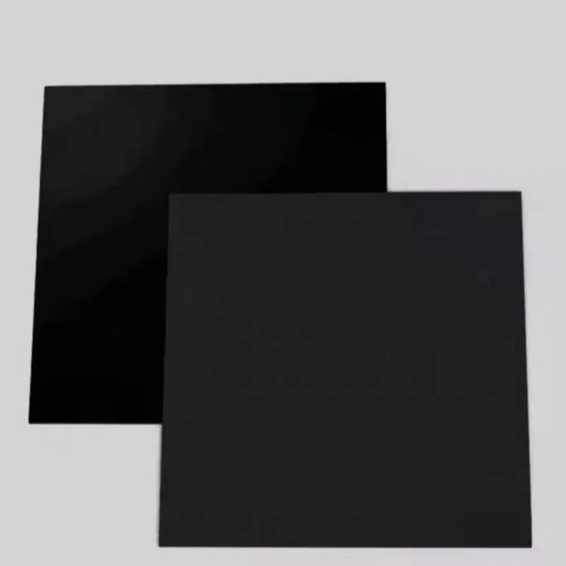pannello di plastica in lamiera di metacrilato nero satinato in lamiera di acrilico