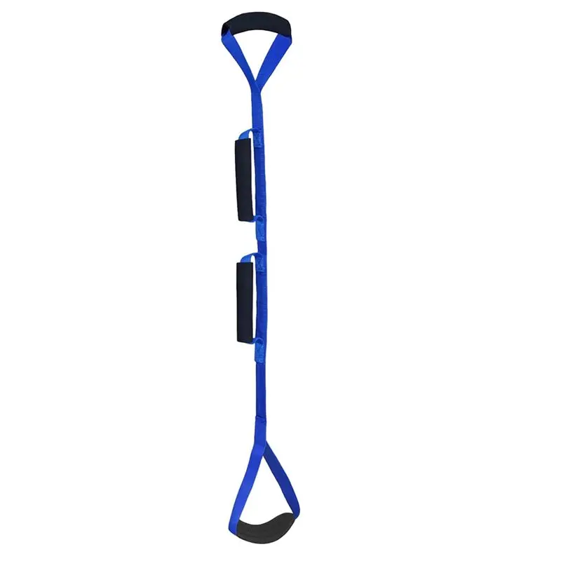 ELEG-Rigid Leg Lifter Strap 40 Inch, Long Leg Lifter With EVA Handgrips& Foot Loop, Leg Lifter After Hip Replacement