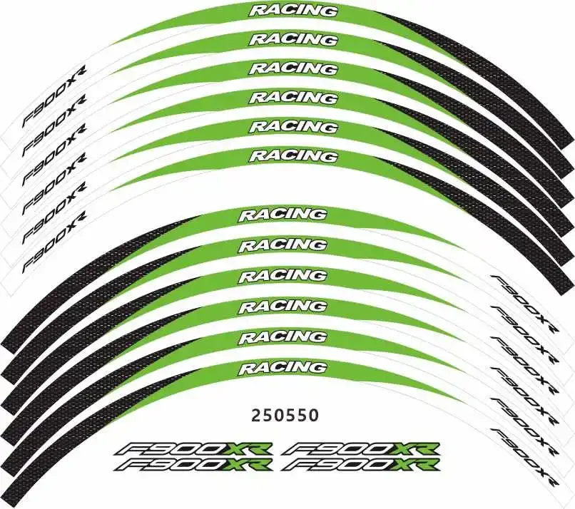 For BMW F900XR Motorcycle Parts Contour Wheel Decoration Decal Sticker - 3