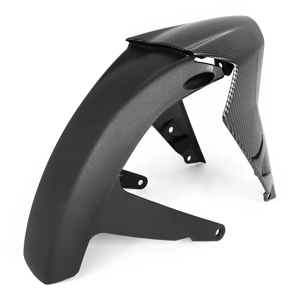 For KTM Duke 125 250 390 Duke390 Duke250 Duke120 2017-2023 Carbon Look MotoFront Wheel Hugger Fender Mudguard Mud Splash Guard