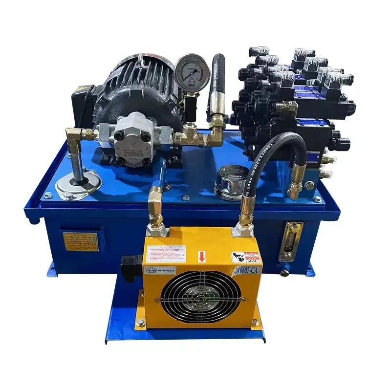 Excavator Power Pack Heavy Duty Pump Module 220V Industrial Unit Hydraulic Station