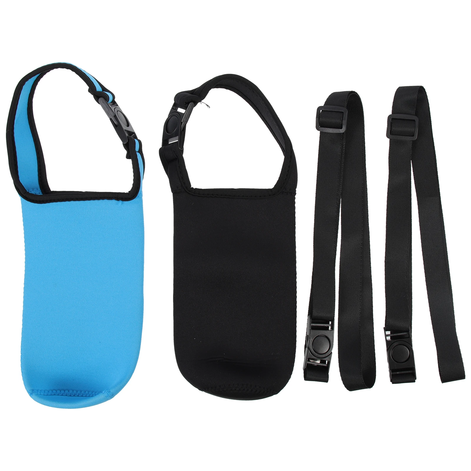 

2Pcs Water Bottle Covers Lightweight Insulated Diving Fabric Cup Holder Portable Bag Glass Cover Plastic Bottle Carrier Outdoor