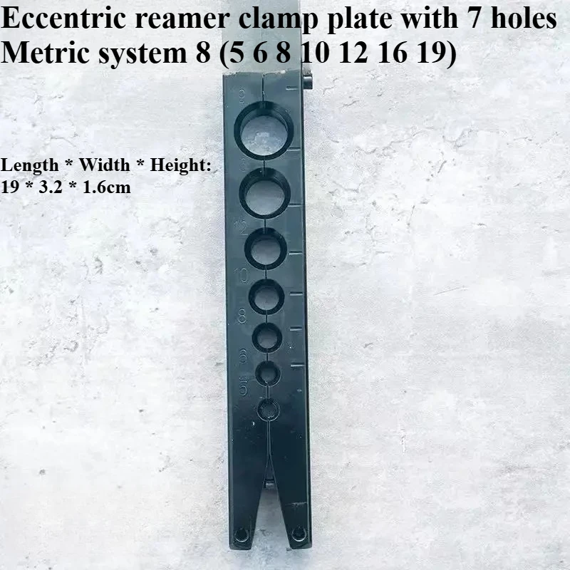 Air Conditioner Copper Tube Flaring Tool, Metric 7 Holes 9mm Single Splint Metric Eccentric Flare Tool