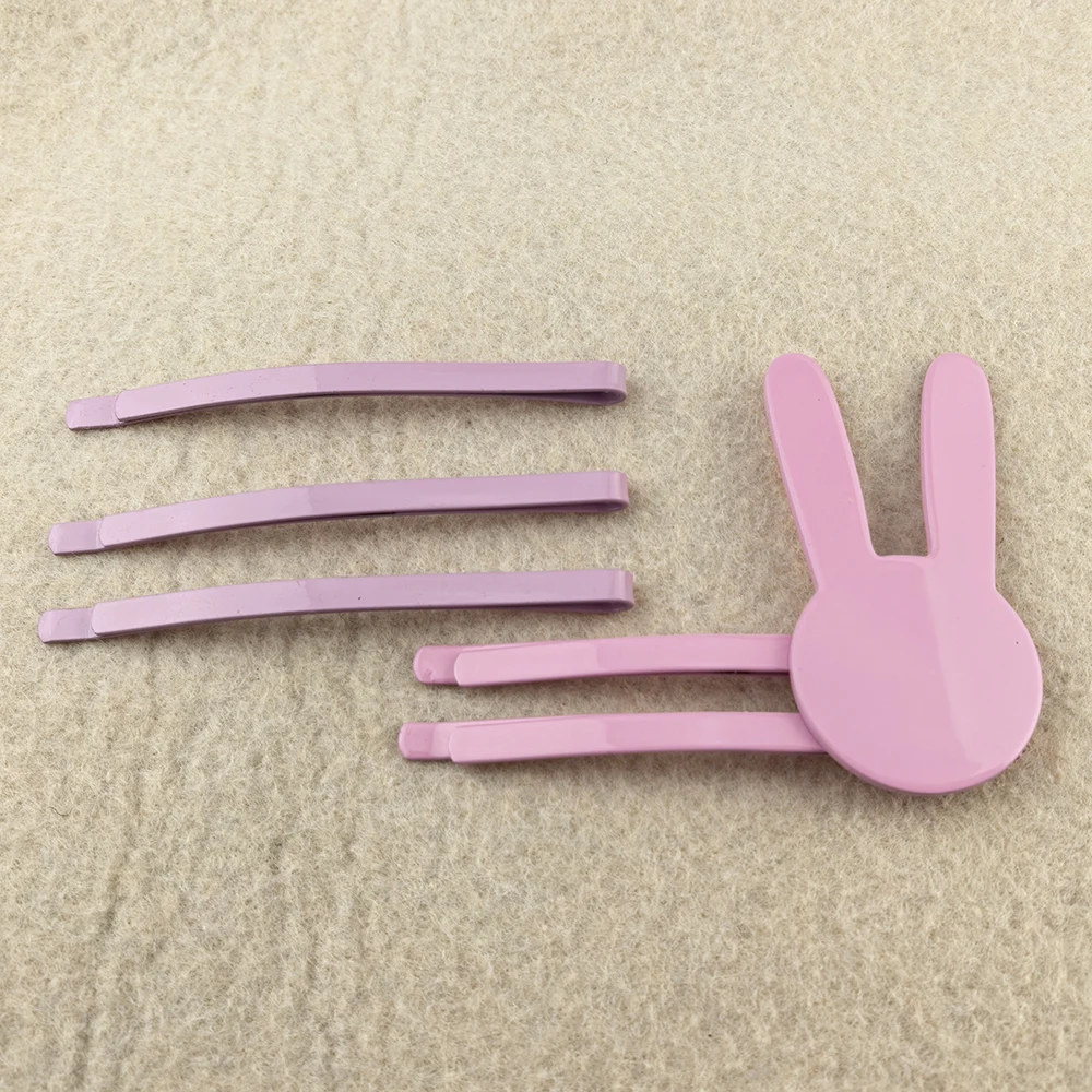 أنيمي Seishun بوتا يارو ساكوراجيما ماي مشبك شعر الفتيات أرنب تأثيري دبوس الشعر الوردي أغطية الرأس اكسسوارات الطفل تأثيري كليب #4