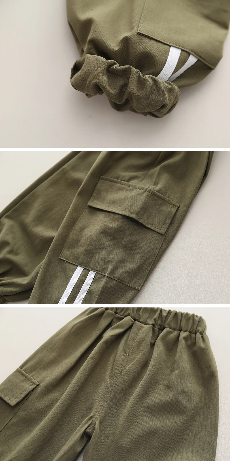 Neue Frühlings- und Herbst-Jungenbekleidungssets, Patchwork-Hemden mit Kragen + Hosen, 2-teilig, für Kinder von 1-5 Jahren, Freizeitoutfits, Kinder-Trainingsanzüge – Detail 8