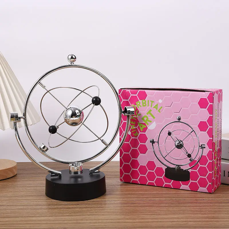 

Небесные орбитальные астророидные вращающиеся вечные движения-маятниковые модели Ньютона, офисный настольный декор, кинетический глобус, игрушка