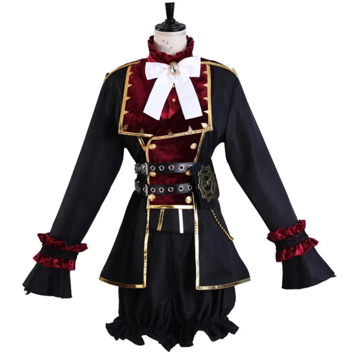 Traje  Cosplay  Valkyrie Itsuki Shu, peluca negra, vestido  noche, abrigo para hombre, traje  baile  Mascarada  Carn