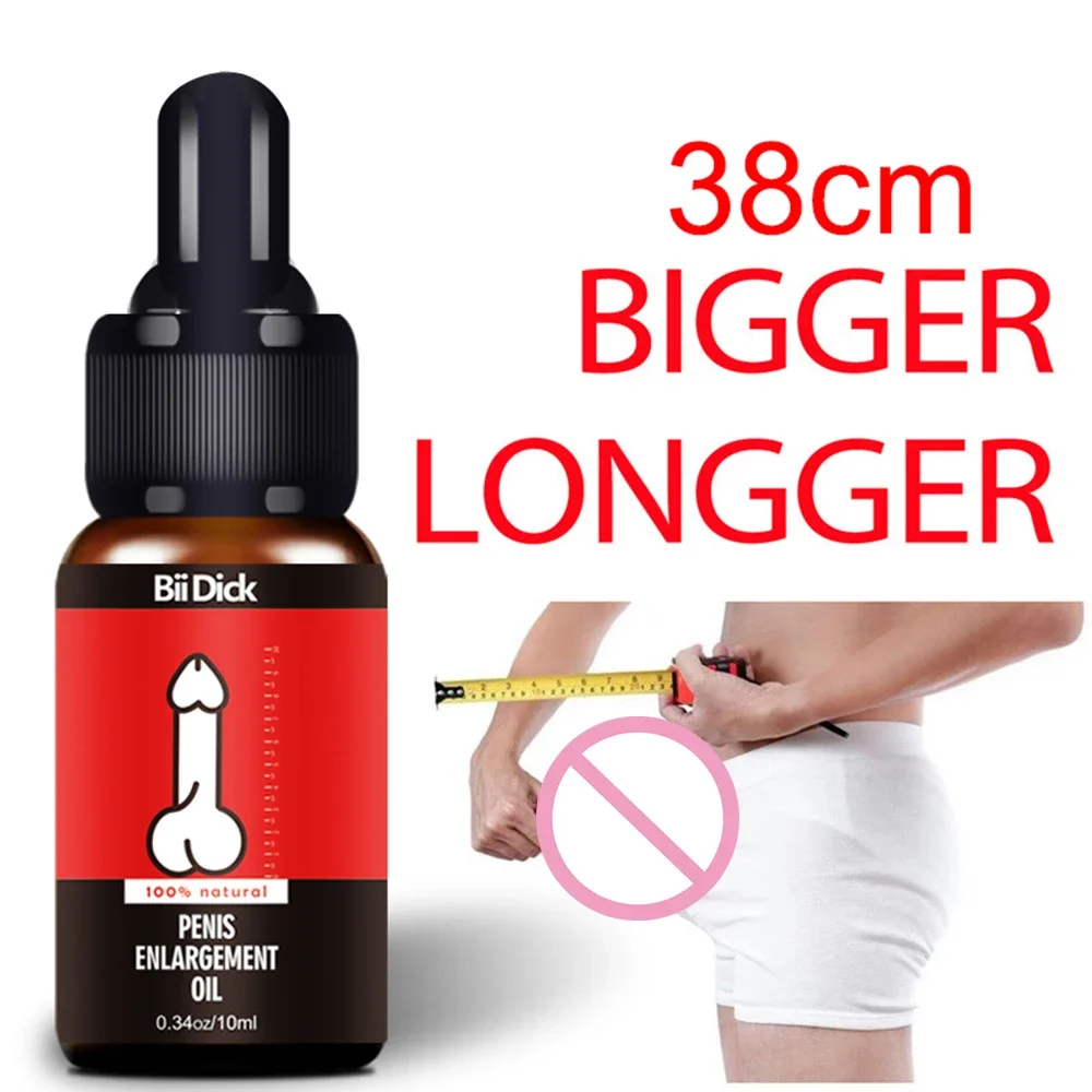 Penis Thickening Growth Man Biggest Enlargement Liquid Cock Erection Enhance Health Care Enlarge Massage Enlargement Oil 10ml