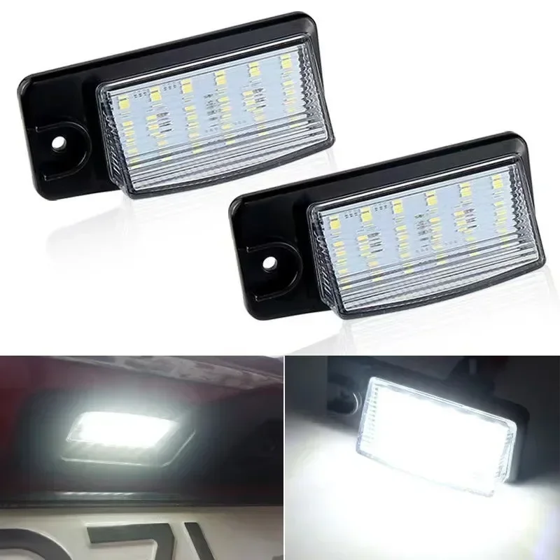 2pcs LED Numbmber License Plate Lights Canbus No Error 12V White Color For Renault Clio 3 (BR/CR/SB/SR) Kangoo 2 (FC/FW) Tigra