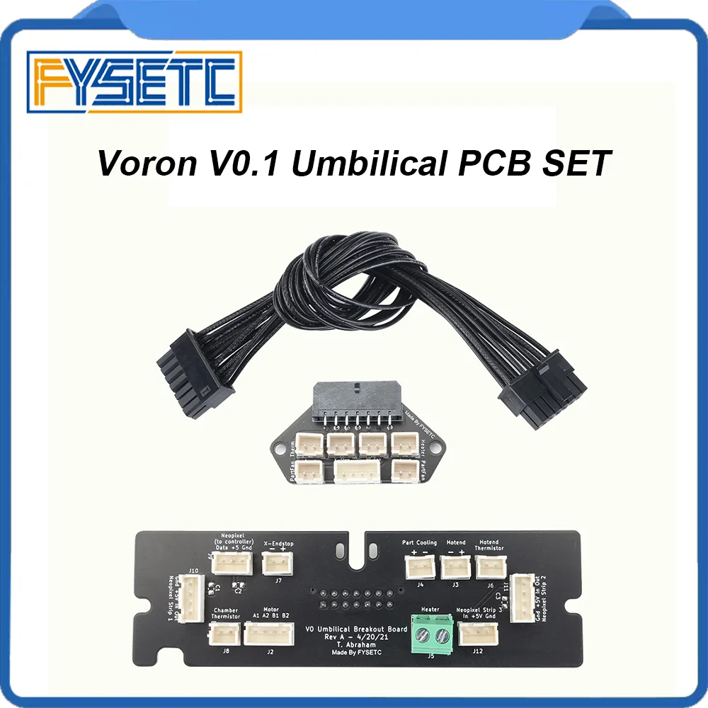 FYSETC VORON V0.1 UMBILICAL FRAME TOOL HEAD Include Chamber Temperature Thermistor