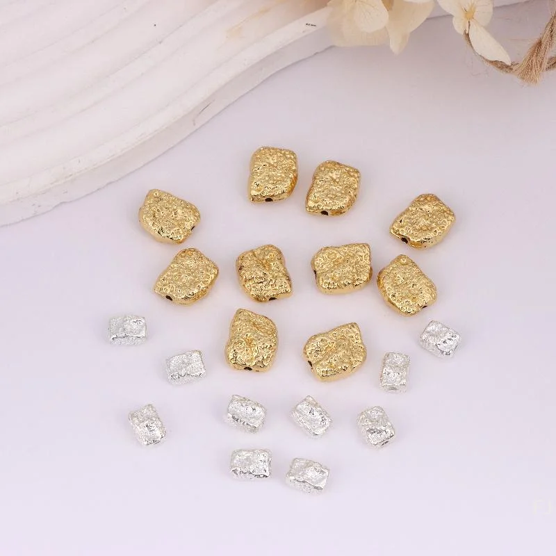 [YU]10Pcs Irregular Spacer Beads Separator For Beads Heteromorphic Beads For DIY Bracelet Necklace Making Accessories