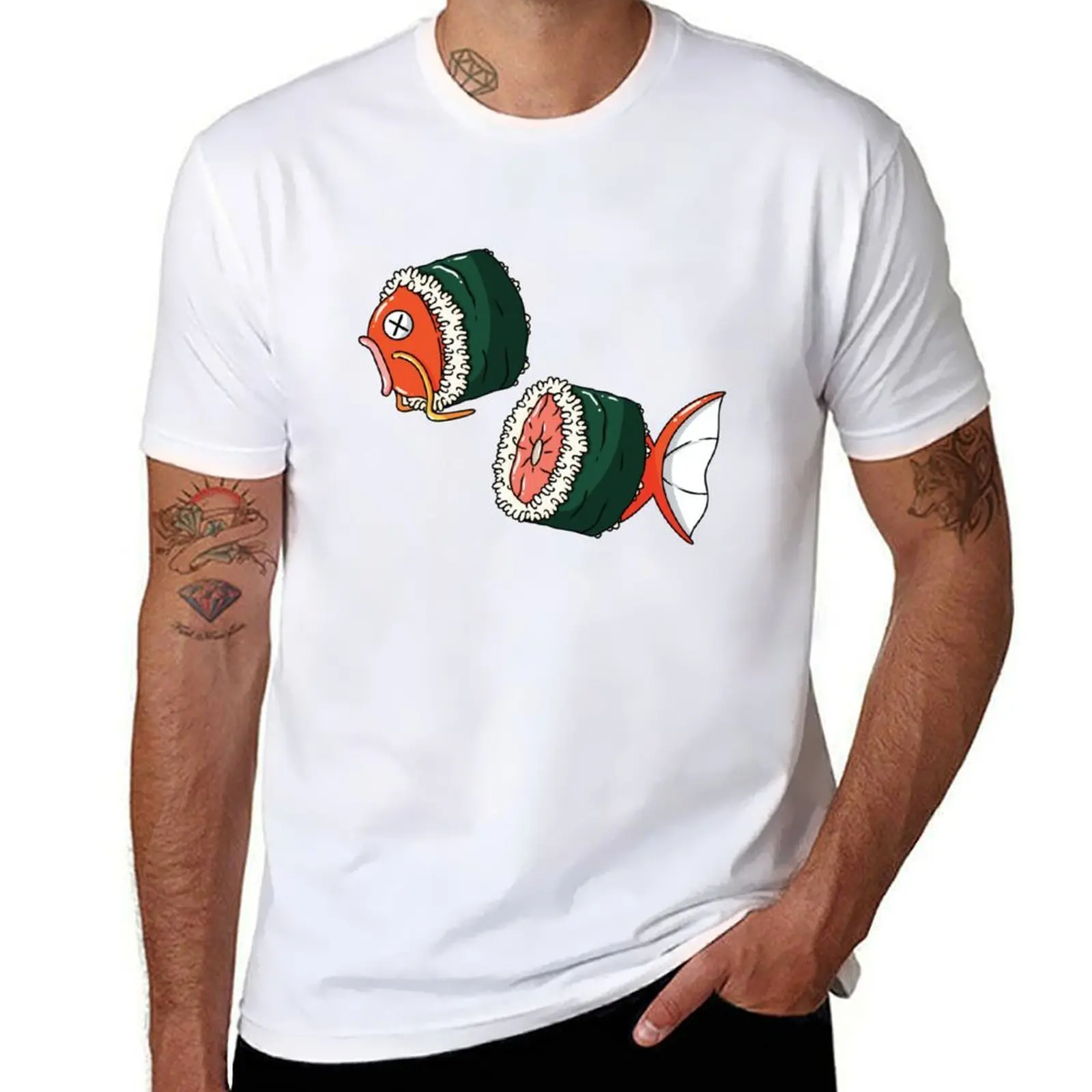 

Sushi Mágikárp T-Shirt essential t shirt t shirts for man cotton funny T-Shirt