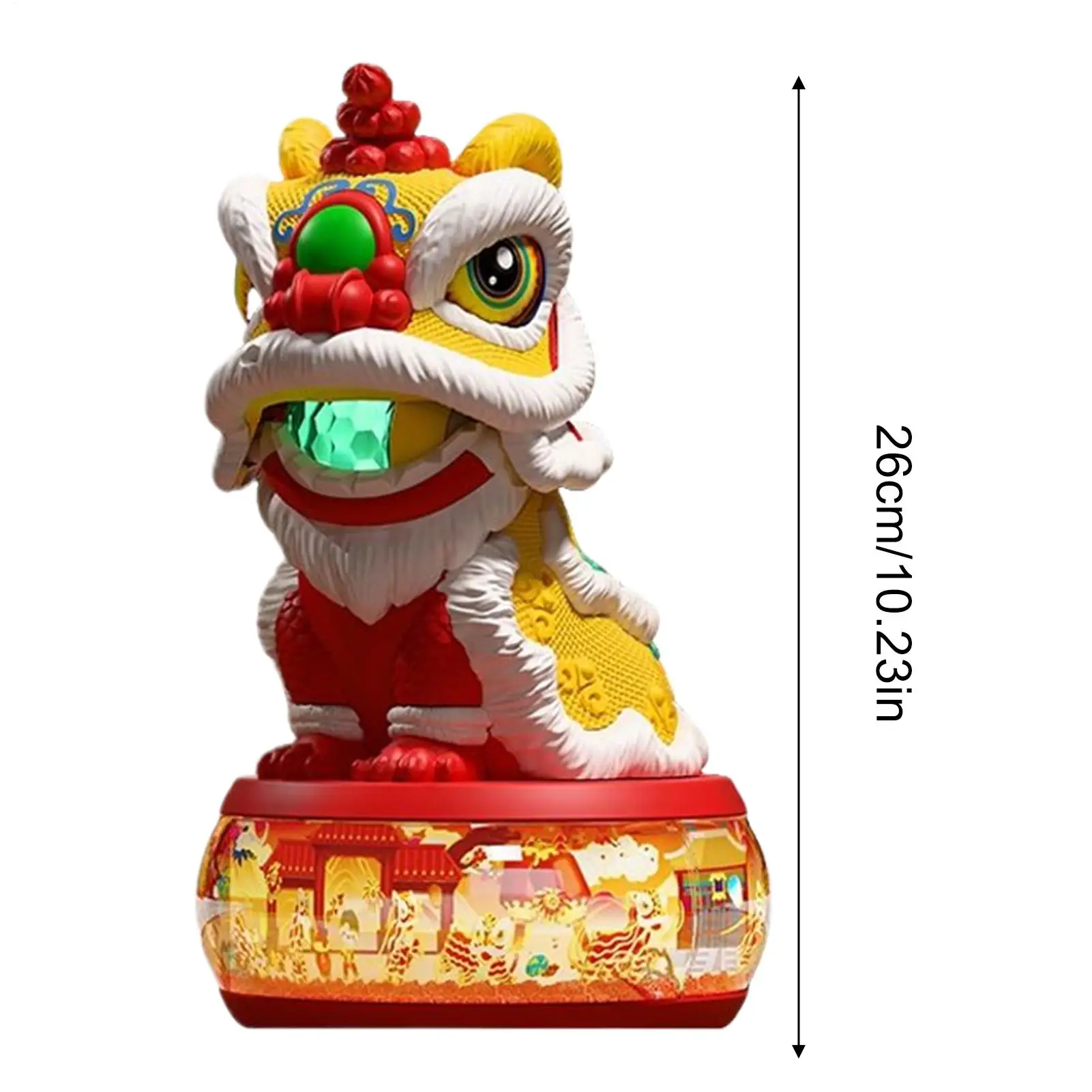 Lopend dierenspeelgoed voor kinderen Elektrisch vroeg onderwijs Leeuwendans met muziek en licht Cartoon muzikaal speelgoed voor jongens en meisjes