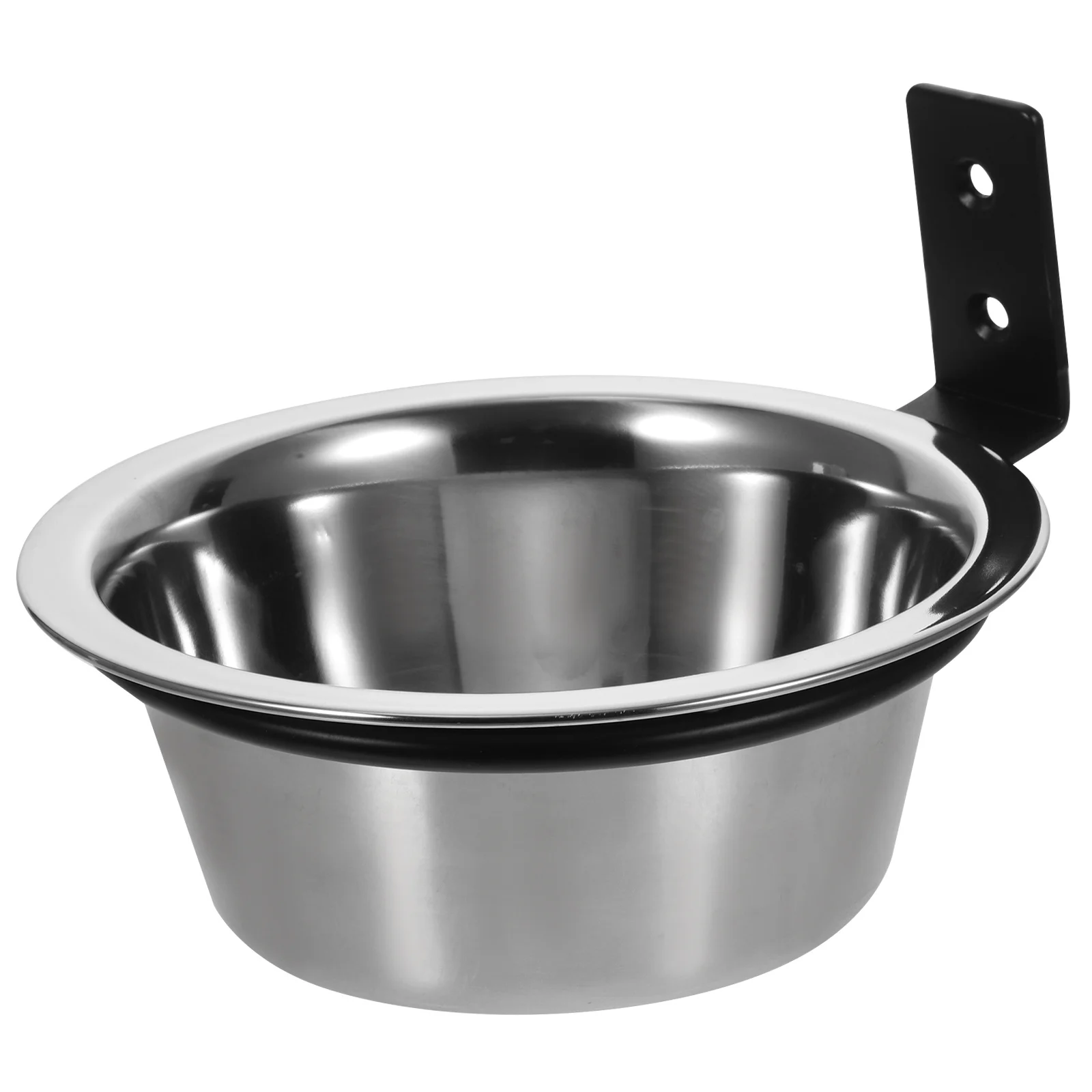 

1Set Raised Dog Bowl Elevated Pet Feeding Bowl Smooth Surface Stainless Steel Water Food Dish for Small Large Dogs
