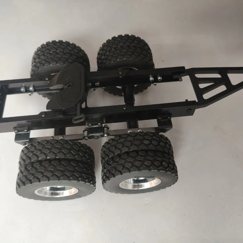 

All-metal Transfer Trailer Kit Assembly for 1/14 Tamiya RC Dump Truck SCANIA 770S VOLVO Mercedes-Benz ACTROS 3363 MAN Car Parts