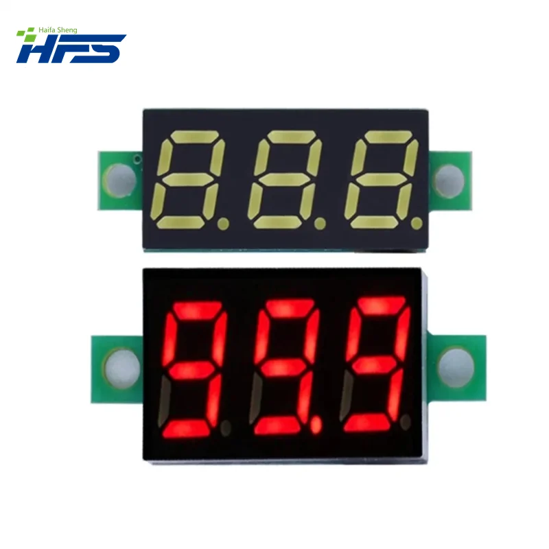 0.28 Inch Dc 0-100V 3-draads Mini Gauge Spanningsmeter Voltmeter Led Display Digitaal Paneel Voltmeter Meter Detector Monitor Tools