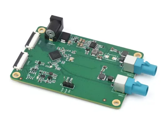 MAX9296-GMSL-Camera-Board Waveshare مجهزة مع MAX9296A Deserializer ناقل حركة تسلسلي عالي السرعة والمنخفض الكمون