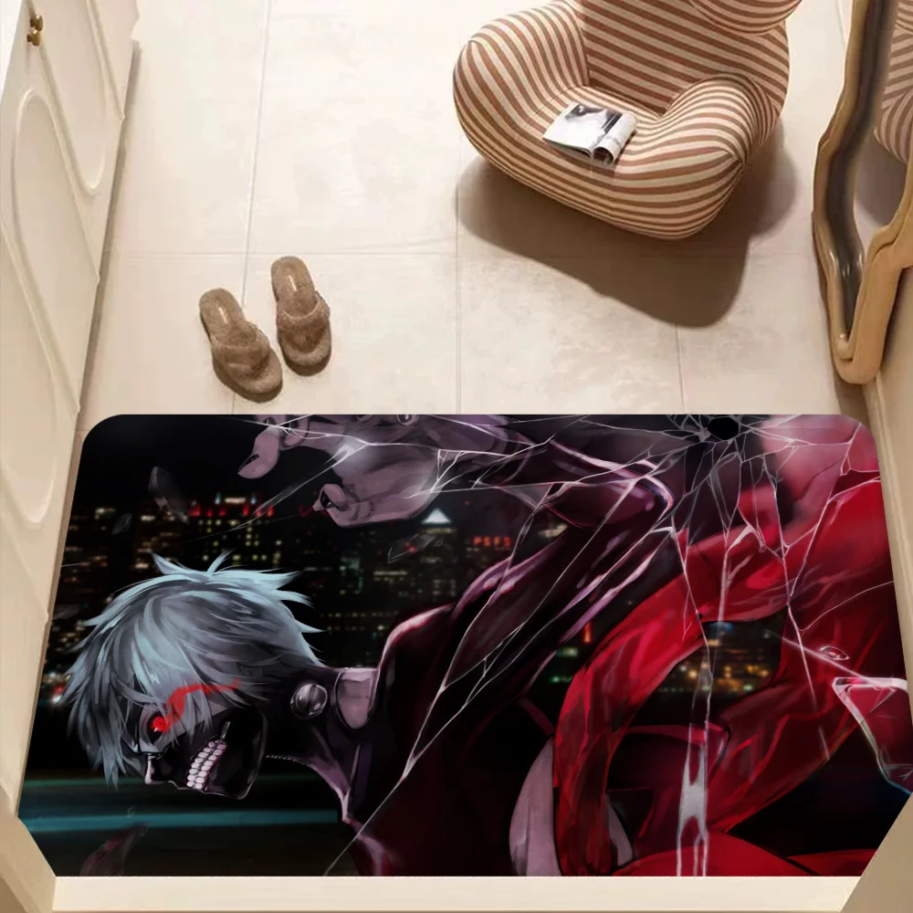 Tokyo Ghoul Anime Bathroom Mat Retro Multiple Choice Living Room Kitchen Rug Non-Slip Bedside Mats