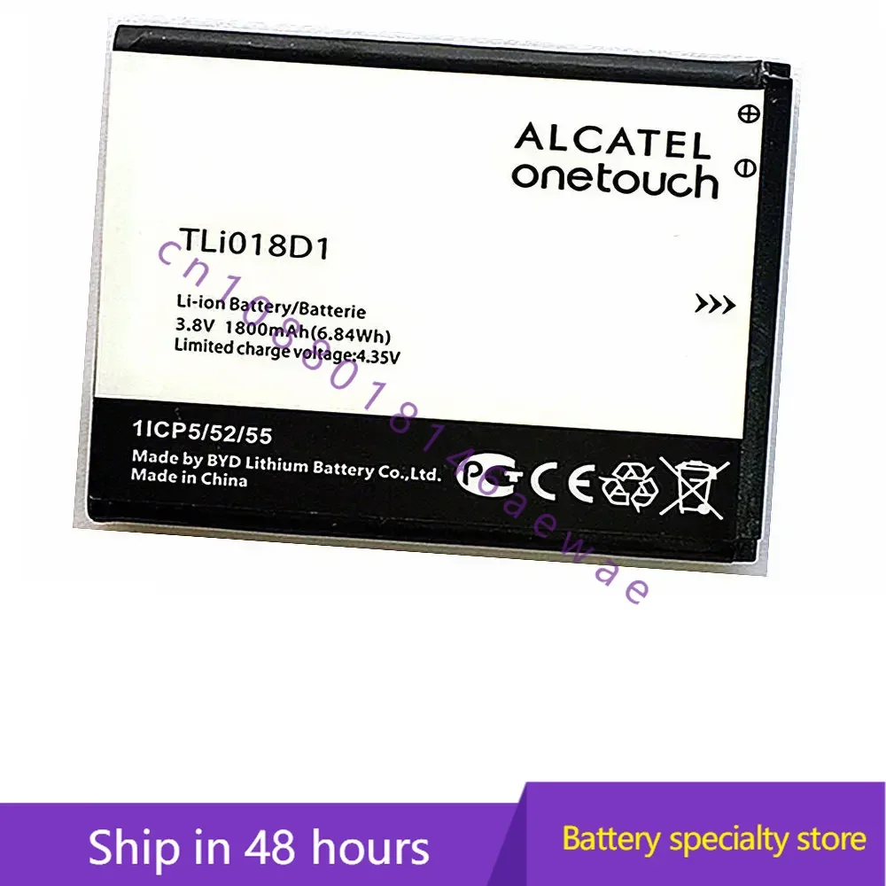 TLi018D1  1800mah 6.84wh 3.8v for Alcatel one touch Pop D5 Dual 5038x OT5038X Pop 3 5015D OT 5016 5051A Smartphone batteries