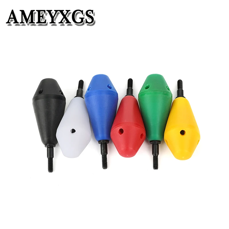 

6/12Archery Whistle Nylon Arrowhead Signal Screw in Broadhead Arrow Point Arrow Shaft Targeting Shooting Accessories