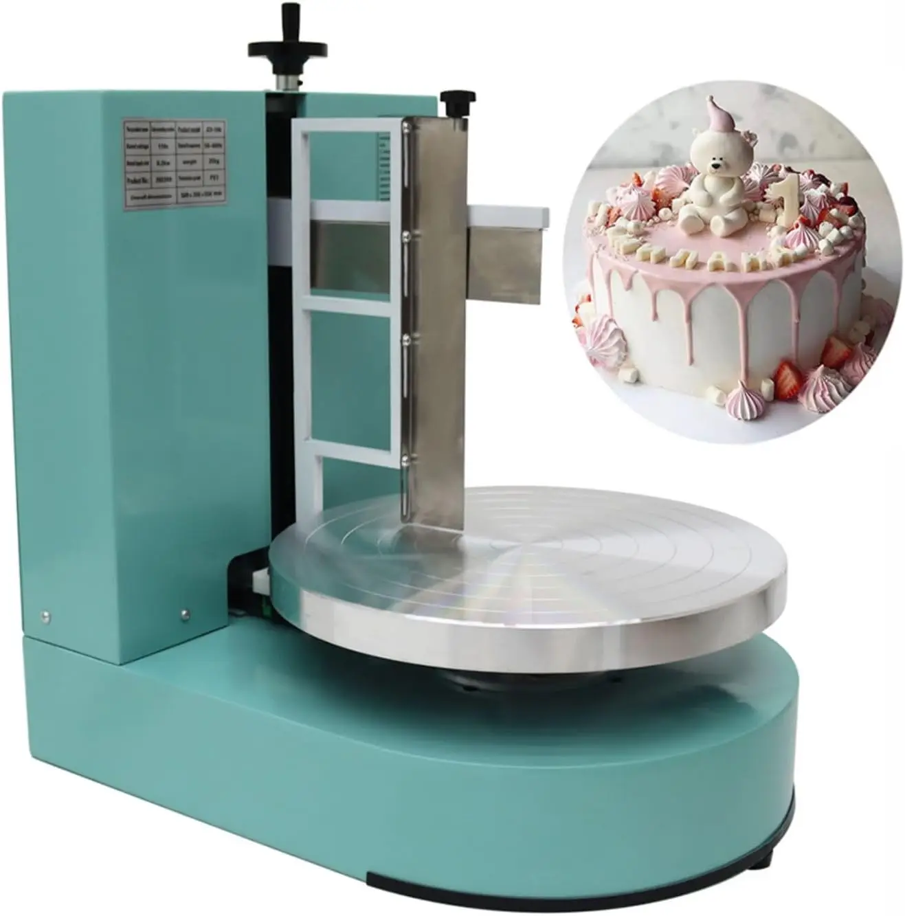 

Cake Cream Spreading Coating Smearing Machine Cake Decorating Machines Baking Tools Birthday Cake Cream Spreading Machine 110V