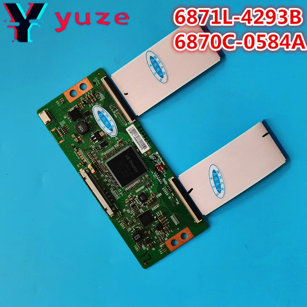 6871L-4293B Original T-CON LVDS Logic Board 6870C-0584A For LED43EC520UA 43E6000 43PFL5703/F7 43PFL5922 43PFL5601/F7 LT-43HW95U