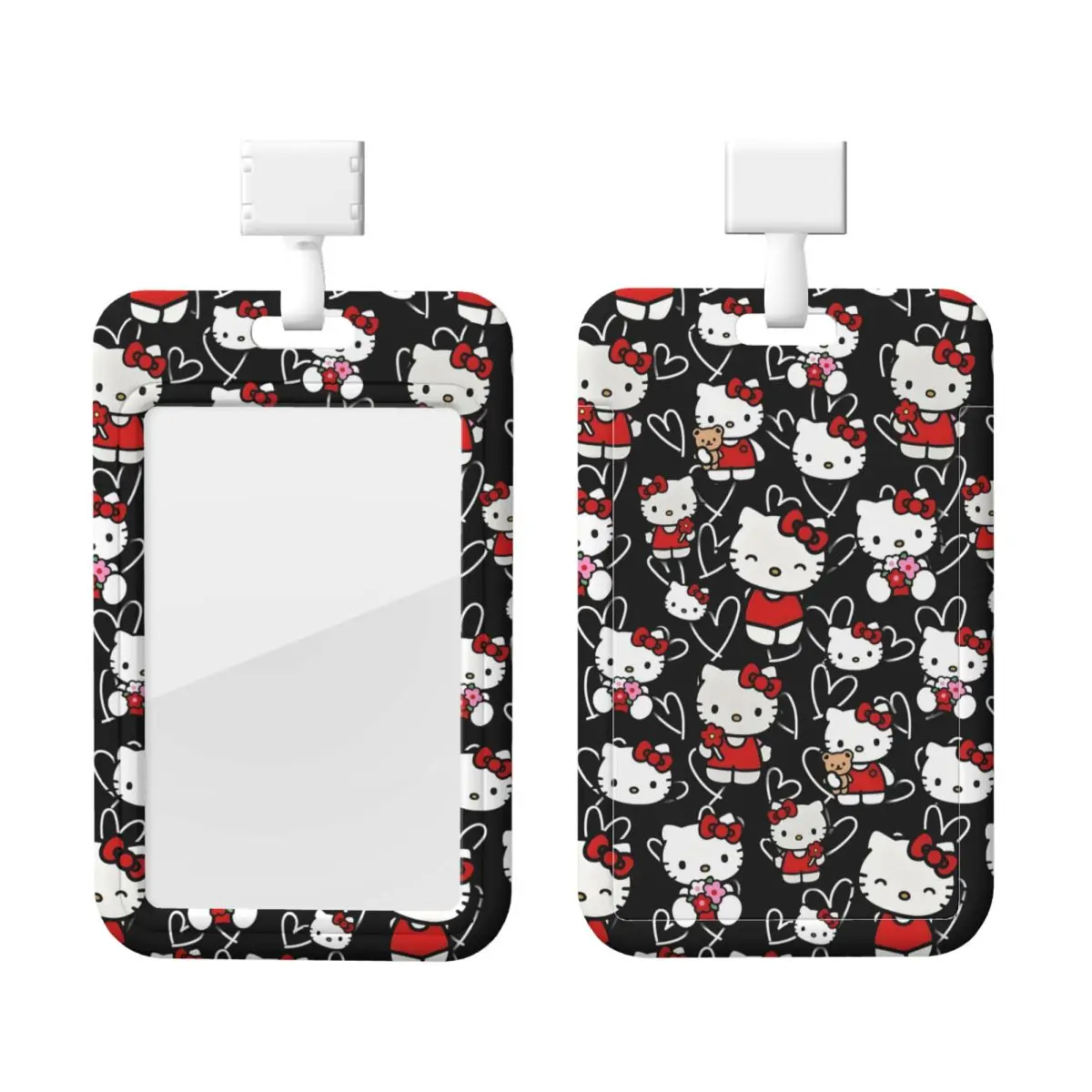 

Custom Neck Lanyard Card Holder Hello Kitty Card Badge Holder For Subway Bus Bank Card Lanyard Credential Badge Holder Hospitals